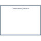 Triple Thick Border Flat Note Cards in Your Color Choice - Raised Ink Image 6 of 6